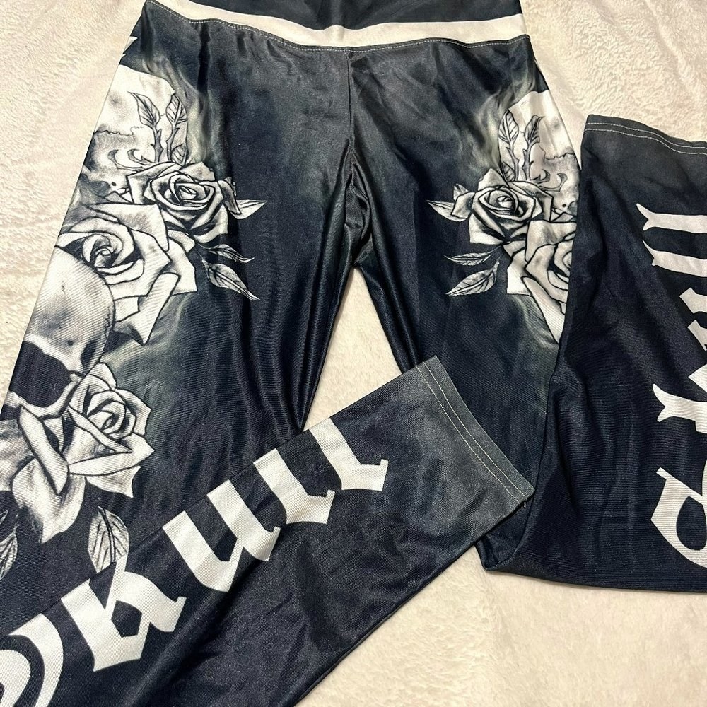 skull leggings